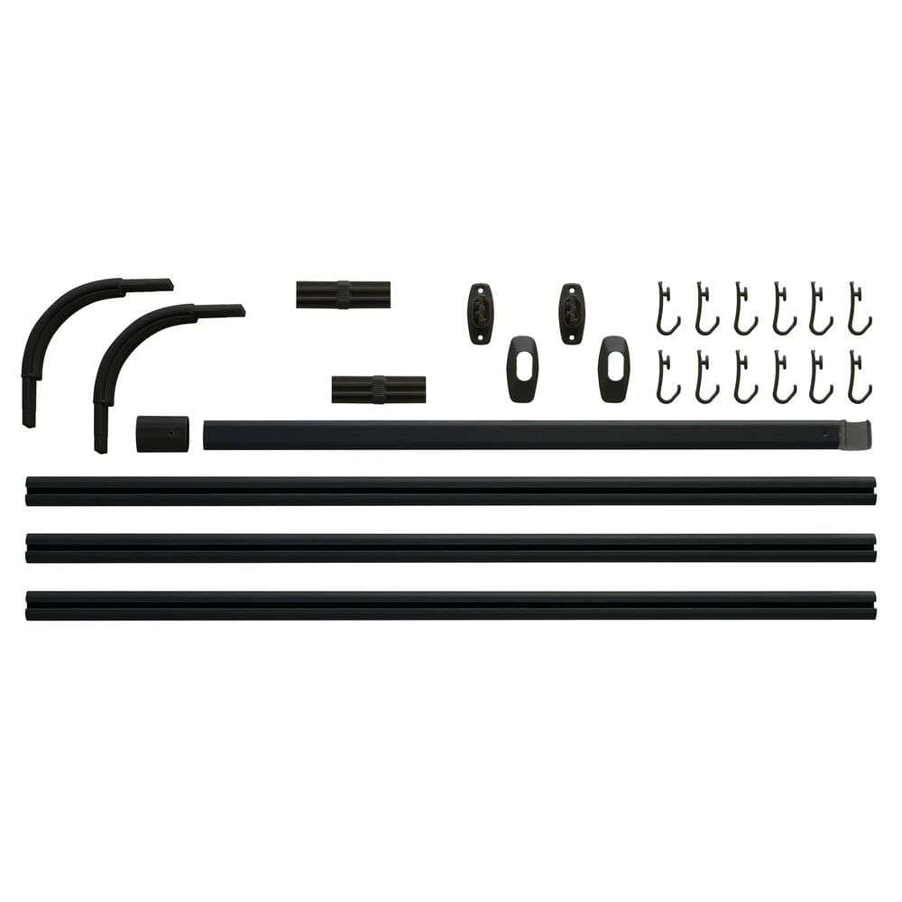 Βραχίονας Μπάνιου Γωνιακός Sealskin Easy Roll 800128 Μαύρο 170x80cm - 11