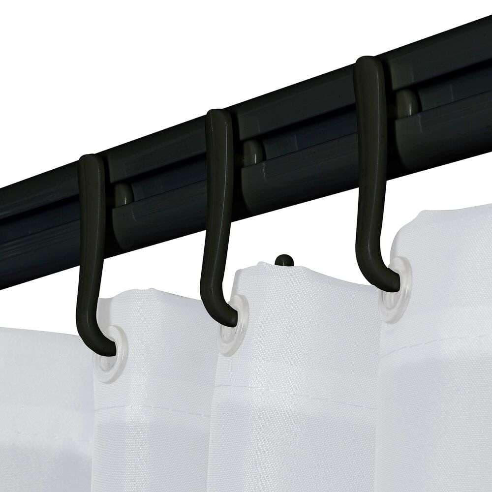 Κρίκοι Κουρτίνας Μπάνιου Sealskin Easy Roll Hooks 800129 Μαύρο 12τεμ - 3