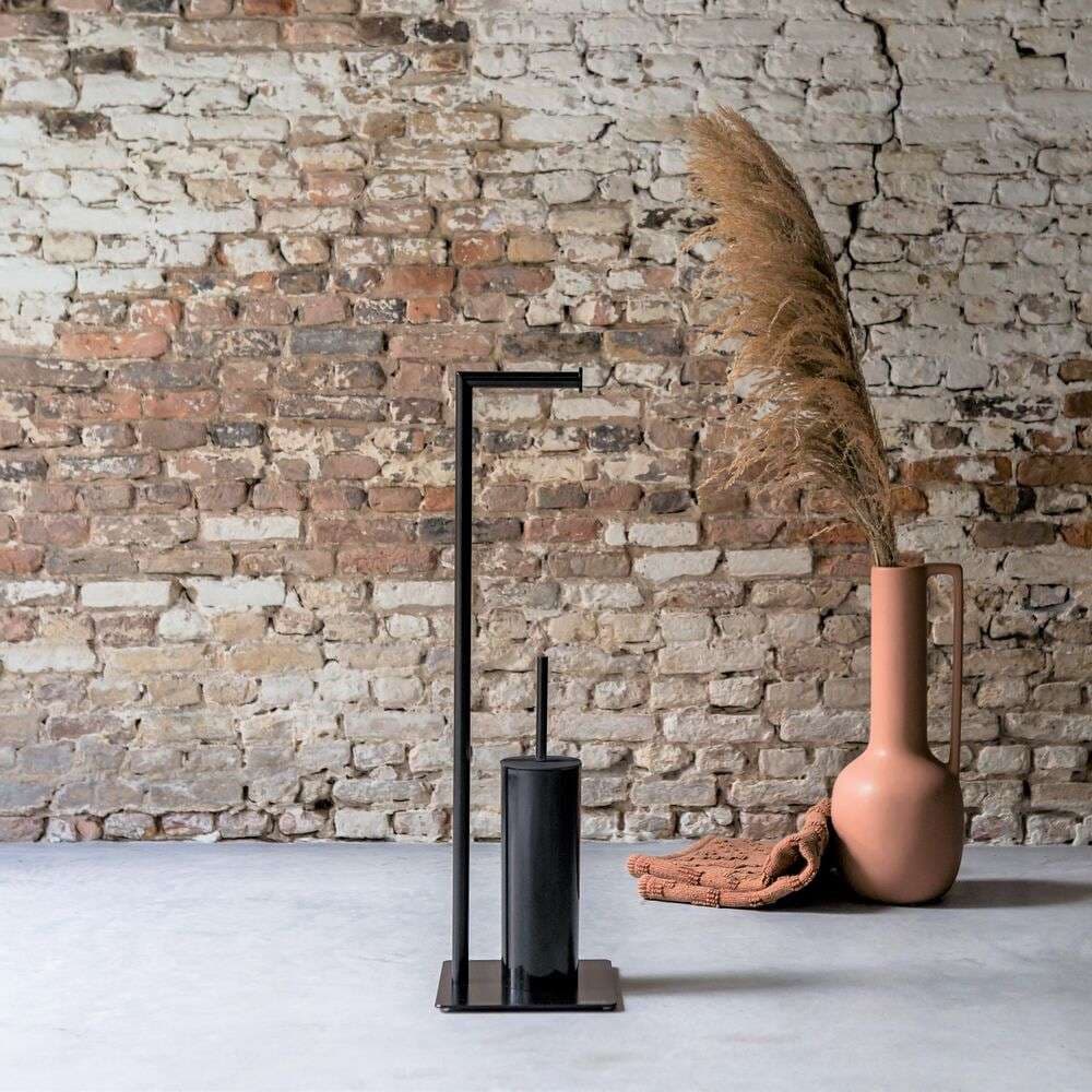 Χαρτοθήκη Επιδαπέδια & Πιγκάλ Sealskin Tube 2nd Version 800200 Μαύρο Φ20x71cm - 3
