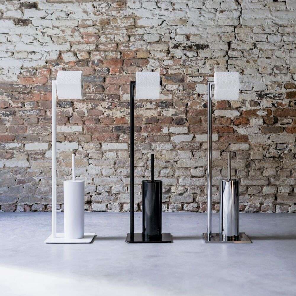 Χαρτοθήκη Επιδαπέδια & Πιγκάλ Sealskin Tube 2nd Version 800200 Μαύρο Φ20x71cm - 6