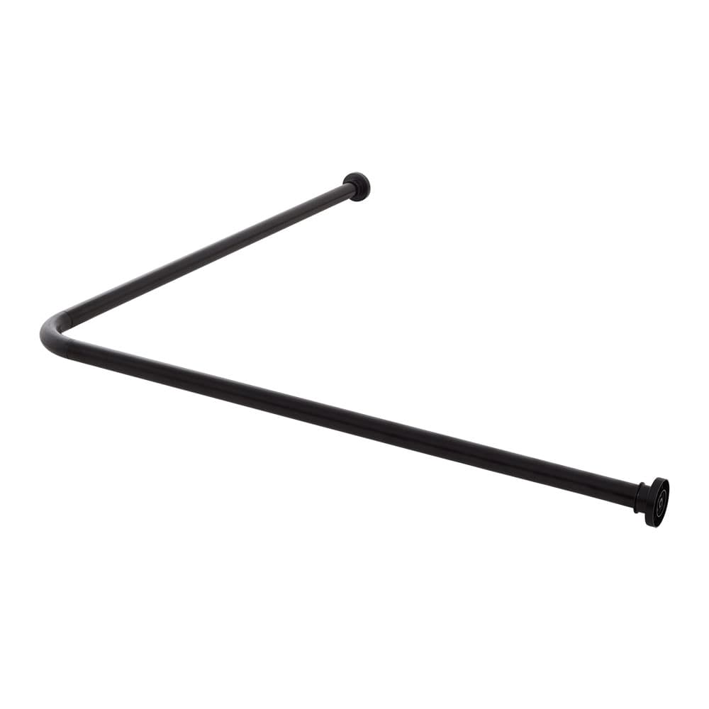 Βραχίονας Μπάνιου Γωνιακός Sealskin 800619 Μαύρο 90x90cm Ø28mm - 3