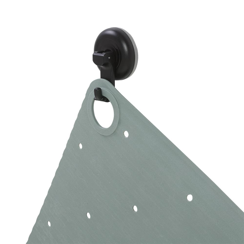 Αντιολισθητικό Πατάκι Μπάνιου Sealskin Ribb Hook 800625 Πράσινο with Μαύρο 40x70cm - 5