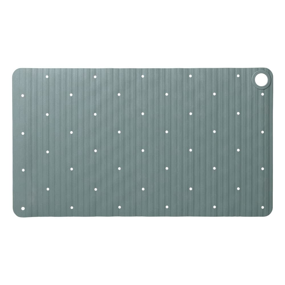 Αντιολισθητικό Πατάκι Μπάνιου Sealskin Ribb Hook 800625 Πράσινο with Μαύρο 40x70cm - 9