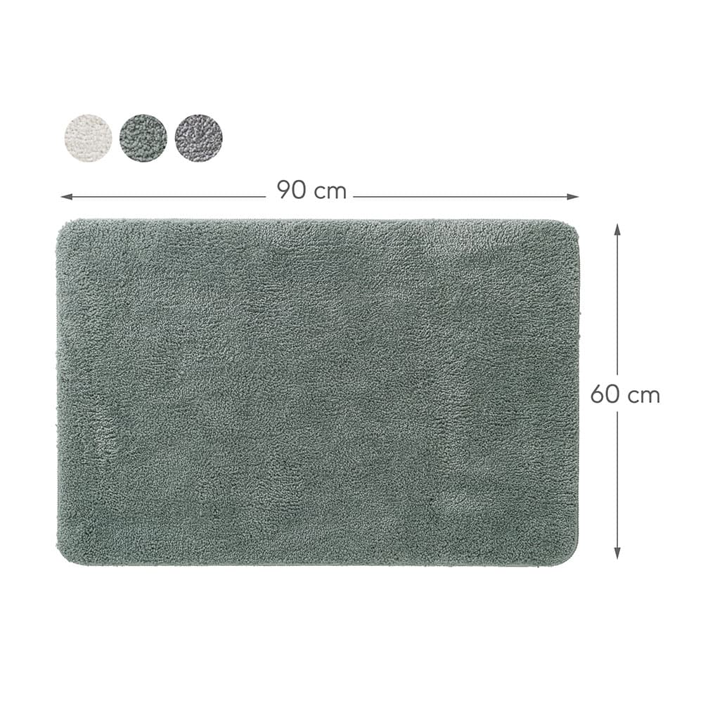 Πατάκι Μπάνιου Sealskin Cosima 800631 Πράσινο 60x90cm - 5