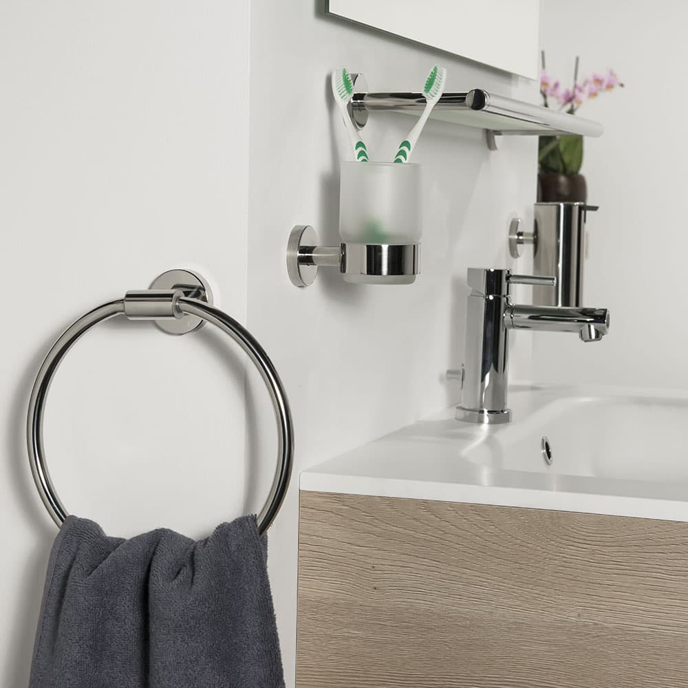 Κρίκος Πετσέτας Tiger Boston 308930346 Inox γυαλιστερό 21,3x6,3x22,8cm - 3