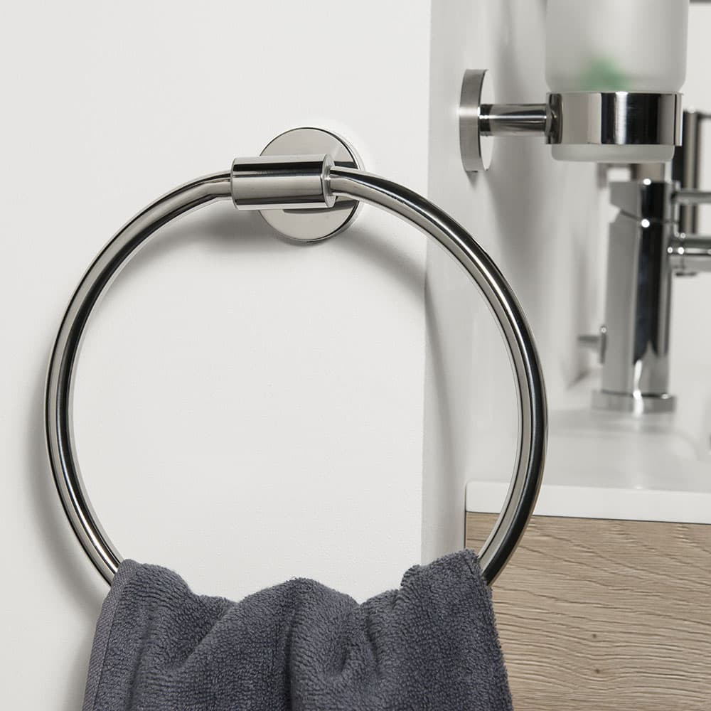 Κρίκος Πετσέτας Tiger Boston 308930346 Inox γυαλιστερό 21,3x6,3x22,8cm - 4