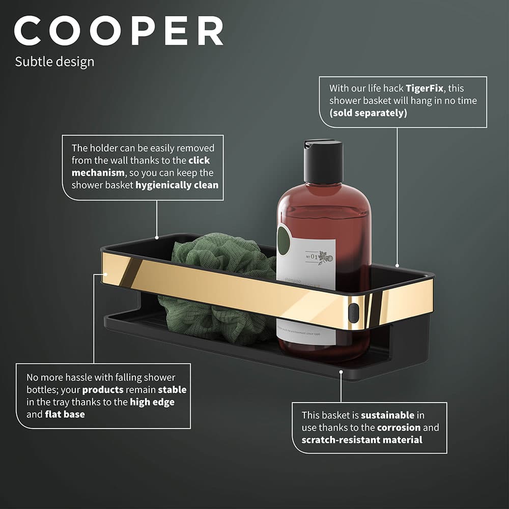 Σπογγοθήκη Tiger Cooper 800562 Χρυσό 28x10,5x6,9cm - 6