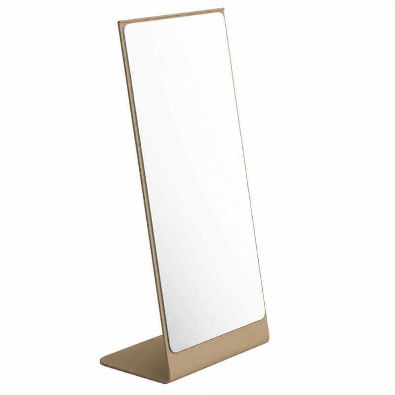 Καθρέπτης Επικαθήμενος Pam 2240-103 Ματ Μπεζ 22x17x40cm
