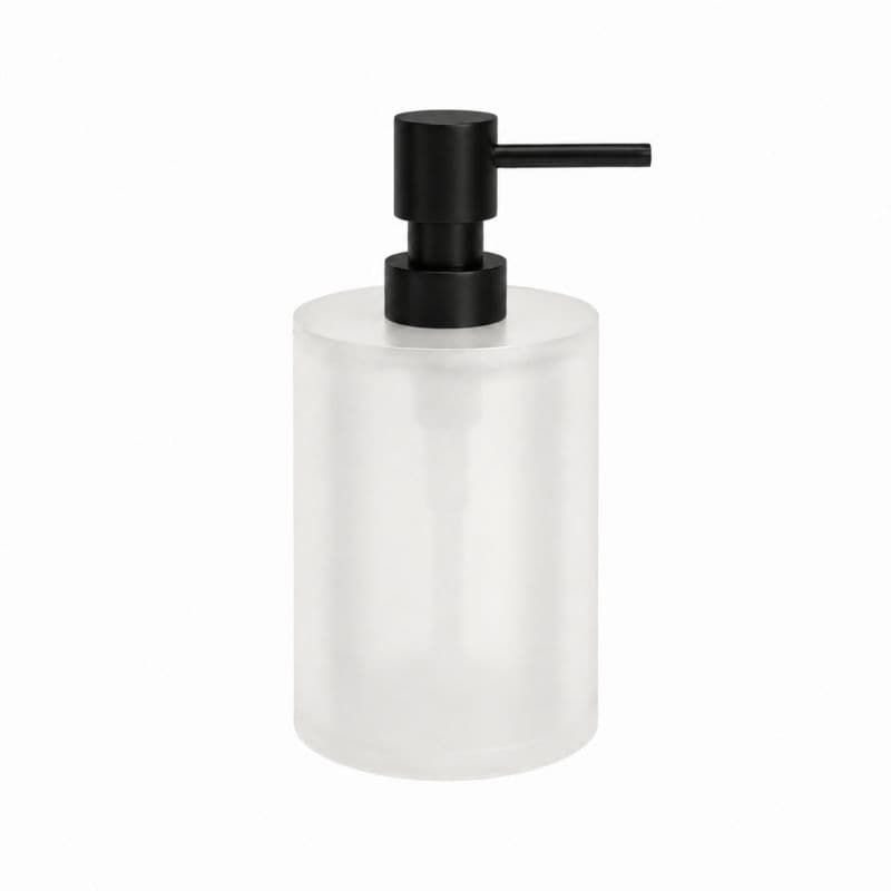 Ντισπένσερ Επικαθήμενο Pam 95-403 400ml Ματ Μαύρο με πλαστικό λευκό Φ8x15cm - 1