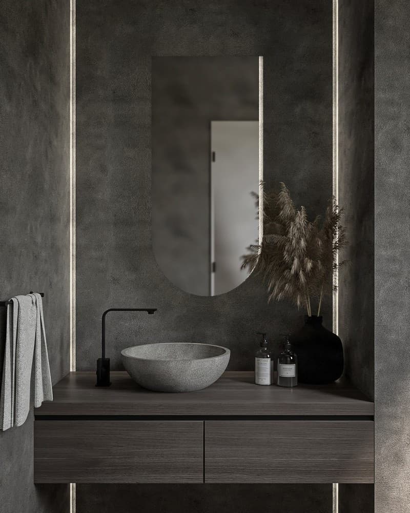Καθρέπτης μπάνιου Project Mirrors Arch 45x100cm