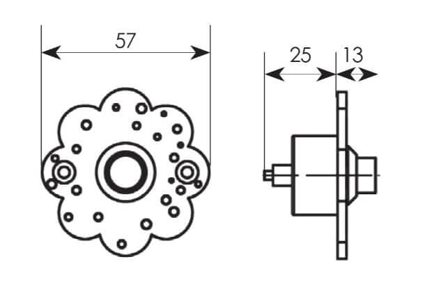 Κουδούνι Zogometal 224 Φ5,7cm Μαύρο - 2