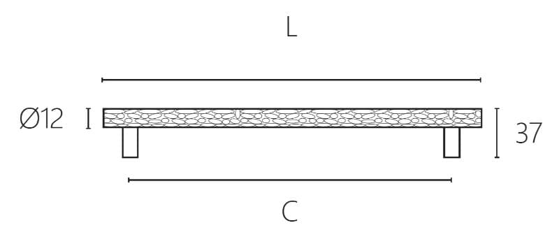 Λαβή Επίπλων Zogometal 89 Μπρονζέ - 2