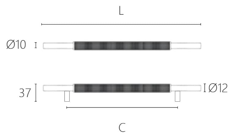 Λαβή Επίπλων Zogometal 92 Μπρονζέ - 2