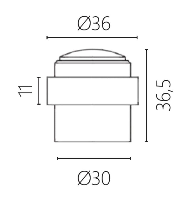 Στοπ Πόρτας Zogometal 5060 Ματ Χρώμιο - 2