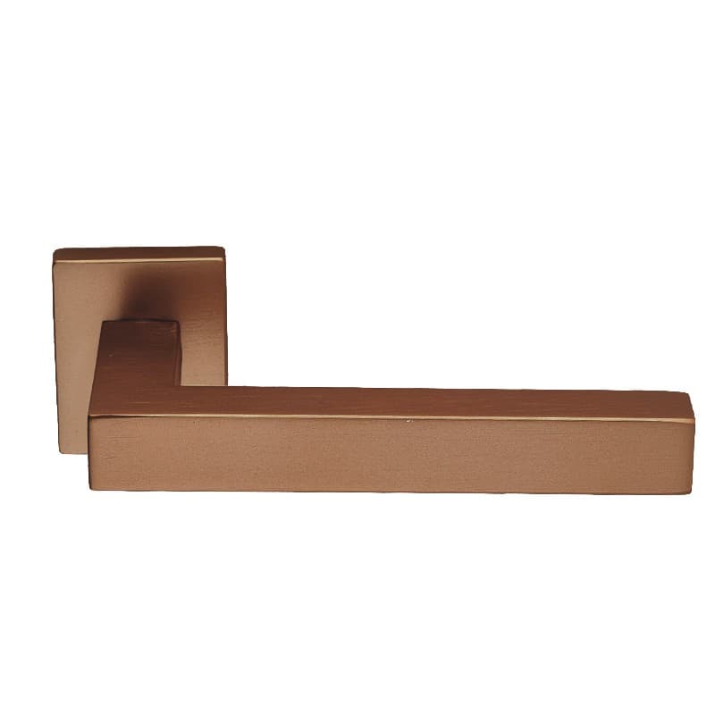 Πόμολα Πόρτας με Ροζέτα Zogometal 2234 Copper Aged