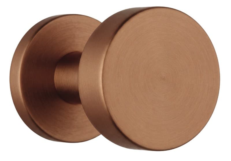 Πόμολα Πόρτας με Ροζέτα Zogometal 2991 Copper Aged