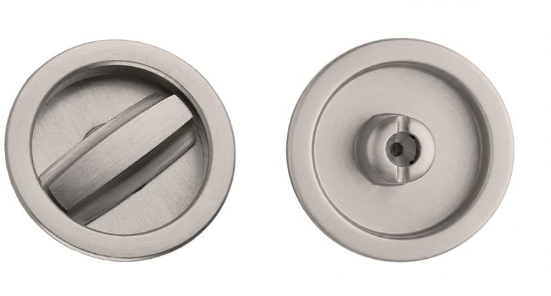 Χούφτα Συρόμενης Πόρτας με Κλείστρο Zogometal 1871 Titanium Blair Ø5,9cm