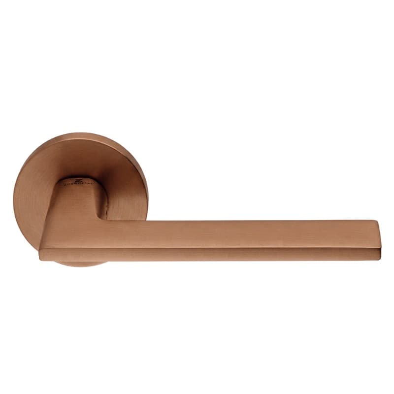 Πόμολα Πόρτας με Ροζέτα Zogometal 2110 Copper Aged