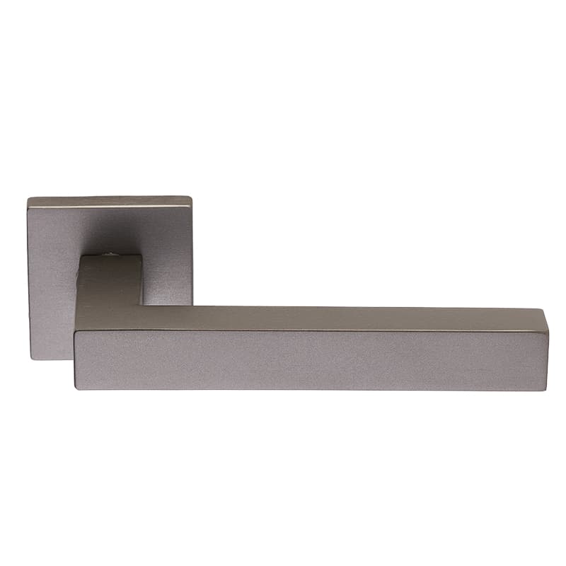 Πόμολα Πόρτας με Ροζέτα Zogometal 2236 Graphite Smoked