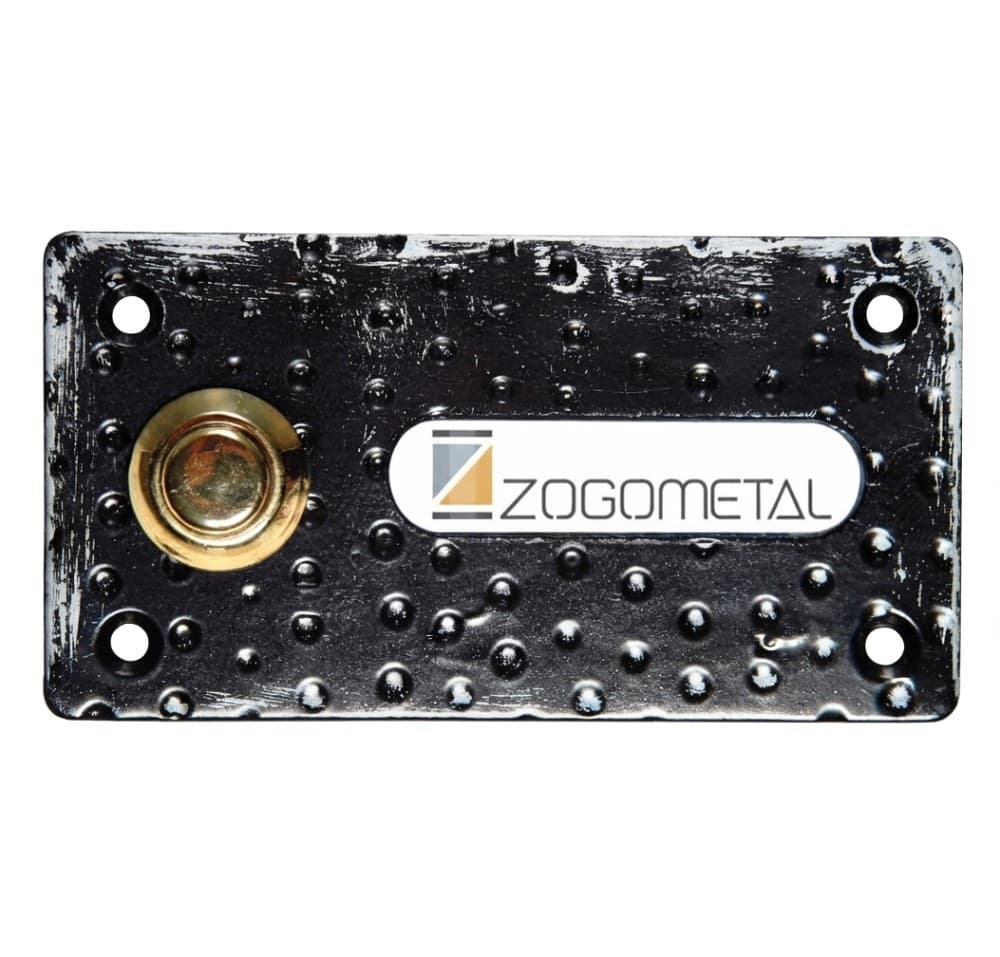 Κουδούνι Zogometal 225 10x5,4cm Μαύρο Πατίνα Ασημί