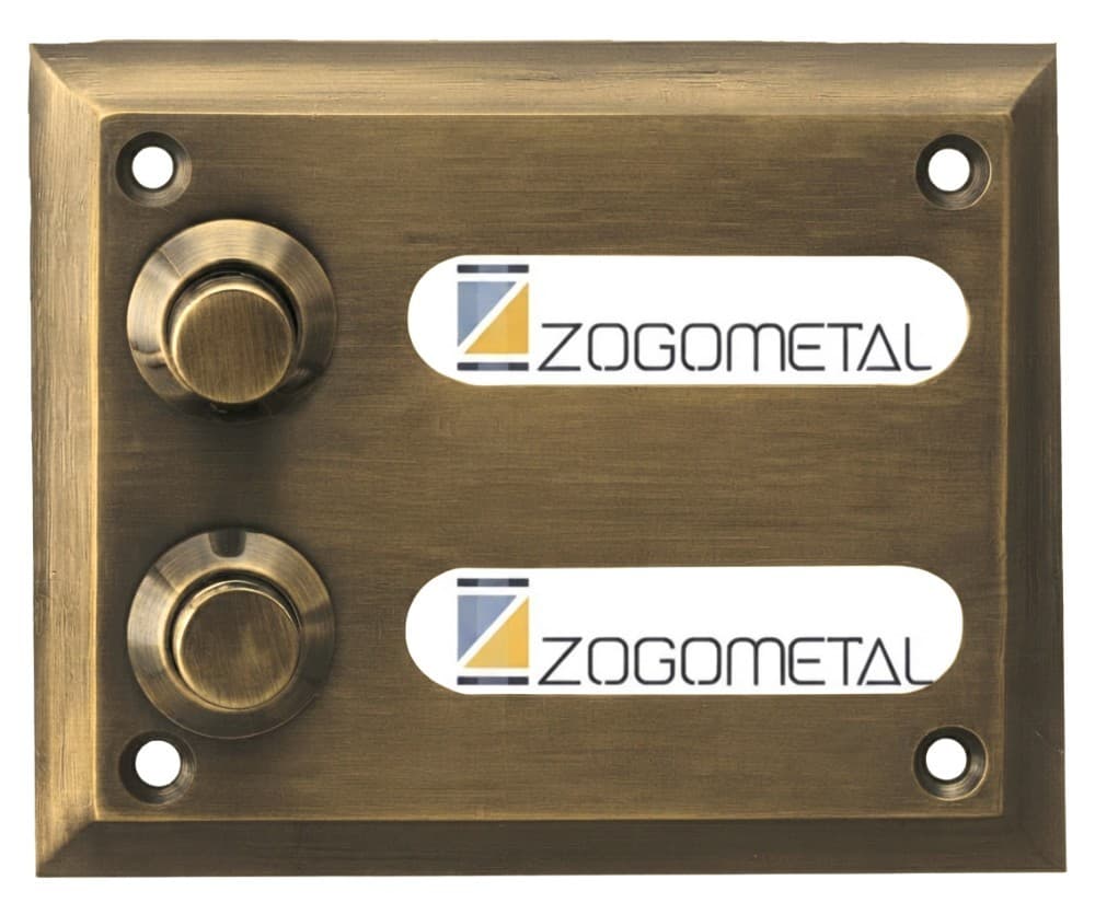 Κουδούνι Zogometal 469 10x8cm Μπρονζέ