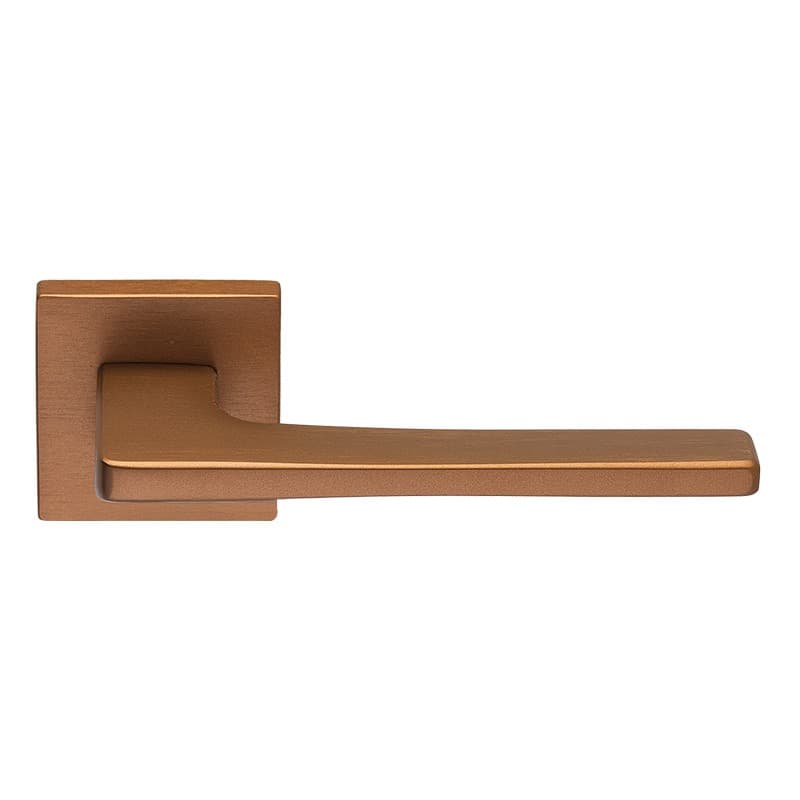 Πόμολα Πόρτας με Ροζέτα Zogometal 2846 Copper Aged