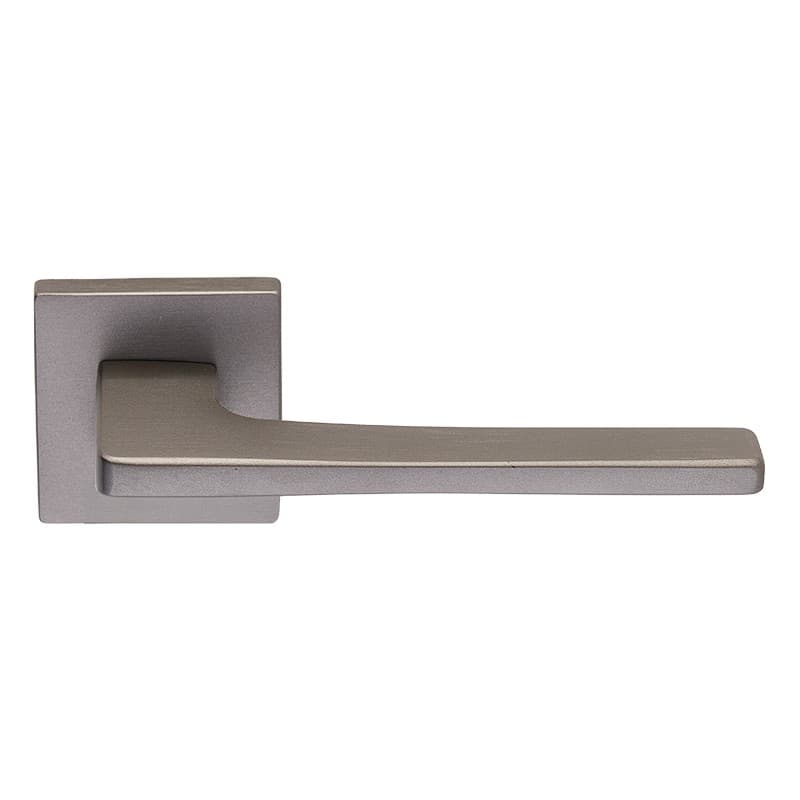 Πόμολα Πόρτας με Ροζέτα Zogometal 2846 Graphite Smoked
