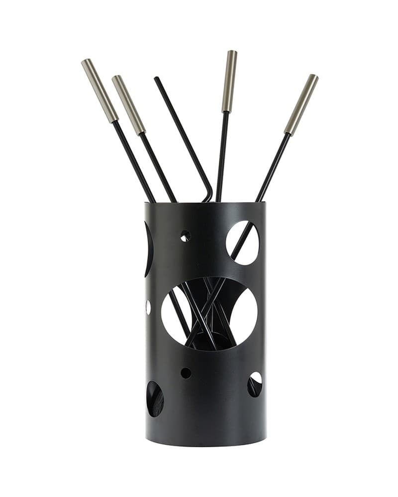 Σετ Εργαλείων Τζακιού σε Κουβά Zogometal K30-1230 Φ17x55cm