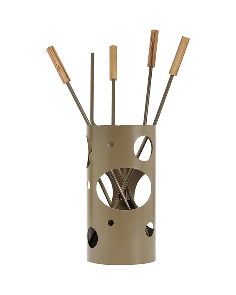 Σετ Εργαλείων Τζακιού σε Κουβά Zogometal K30-1240 Φ17x55cm