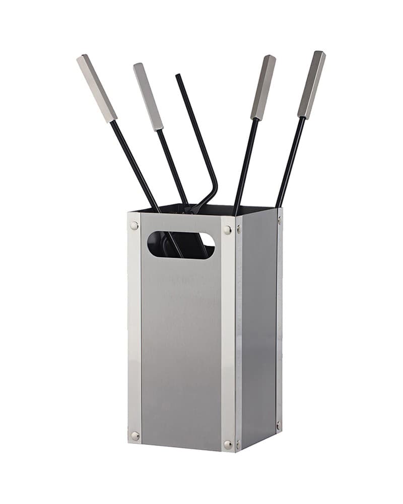 Σετ Εργαλείων Τζακιού σε Κουβά Zogometal K34-1235 16x16x55cm