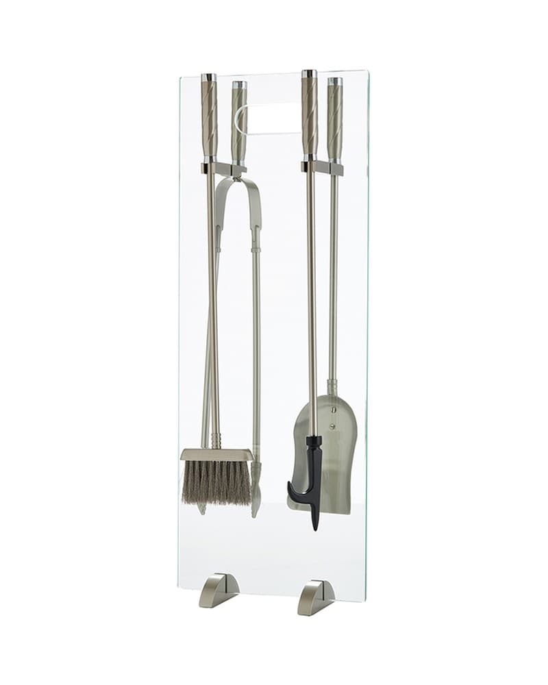 Κρεμανταλάς Τζακιού Γυάλινος Zogometal T04-1195 25x65cm