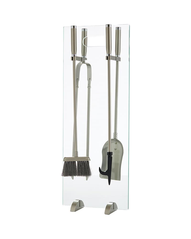 Κρεμανταλάς Τζακιού Γυάλινος Zogometal T04-1200 25x65cm