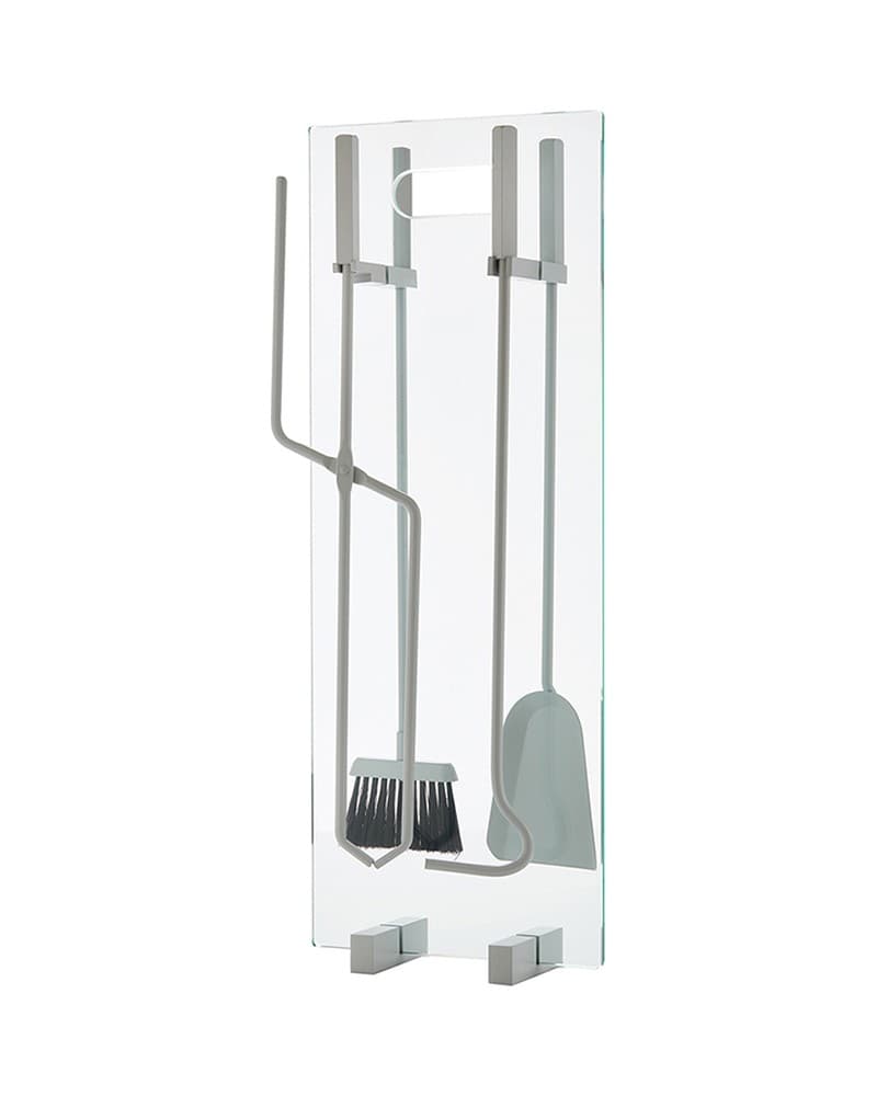 Κρεμανταλάς Τζακιού Γυάλινος Zogometal T06-1235 25x65cm