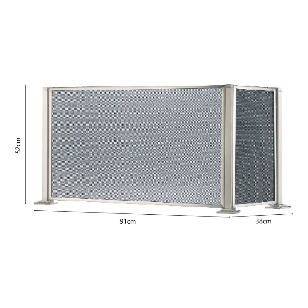 Σήτα Τζακιού Δίφυλλη Zogometal 572 91+38x52cm - 2