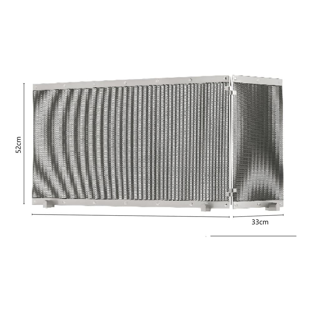 Σήτα Τζακιού Δίφυλλη Zogometal 579 86+33x52cm - 2