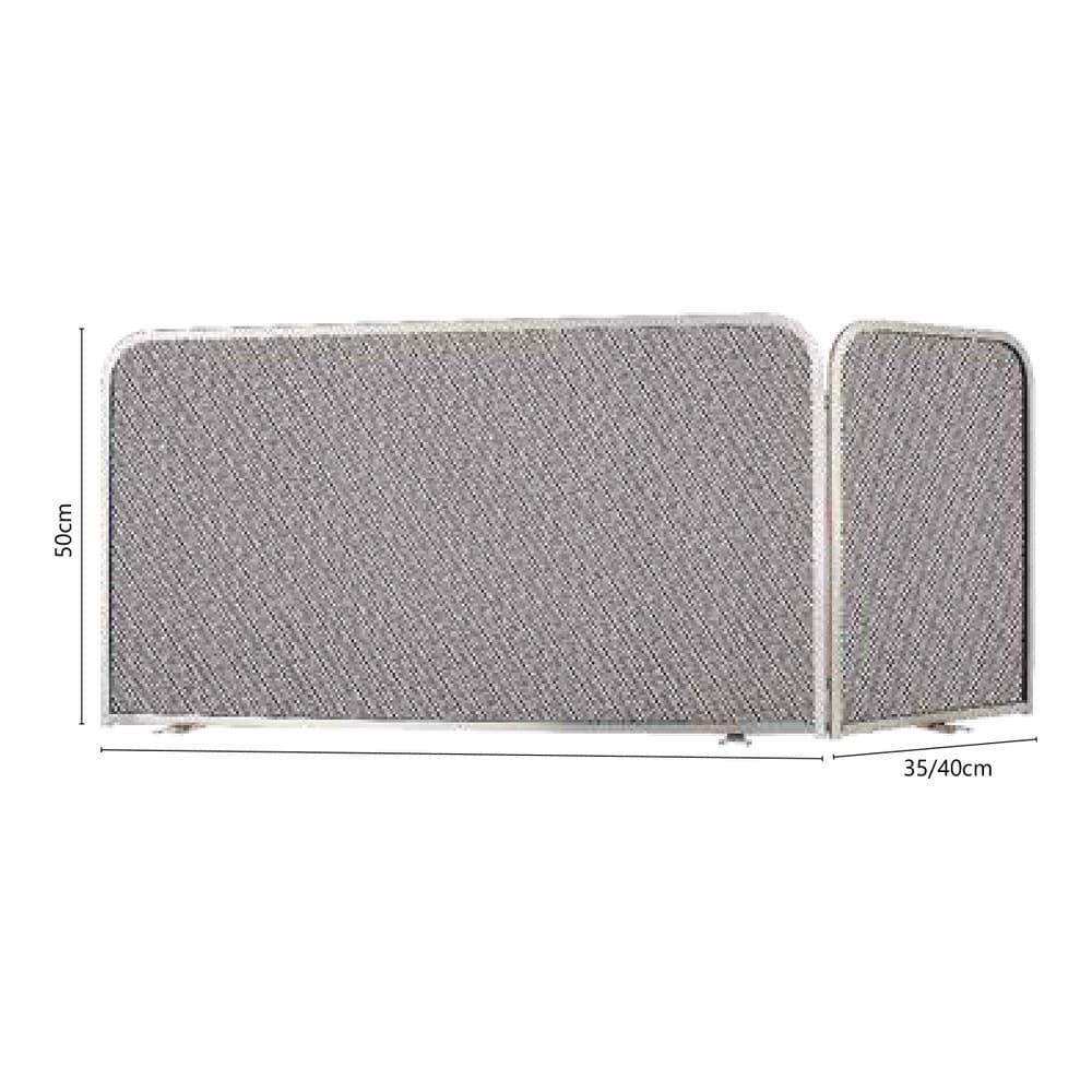 Σήτα Τζακιού Δίφυλλη Zogometal 584 80-90+35-40x50cm - 2