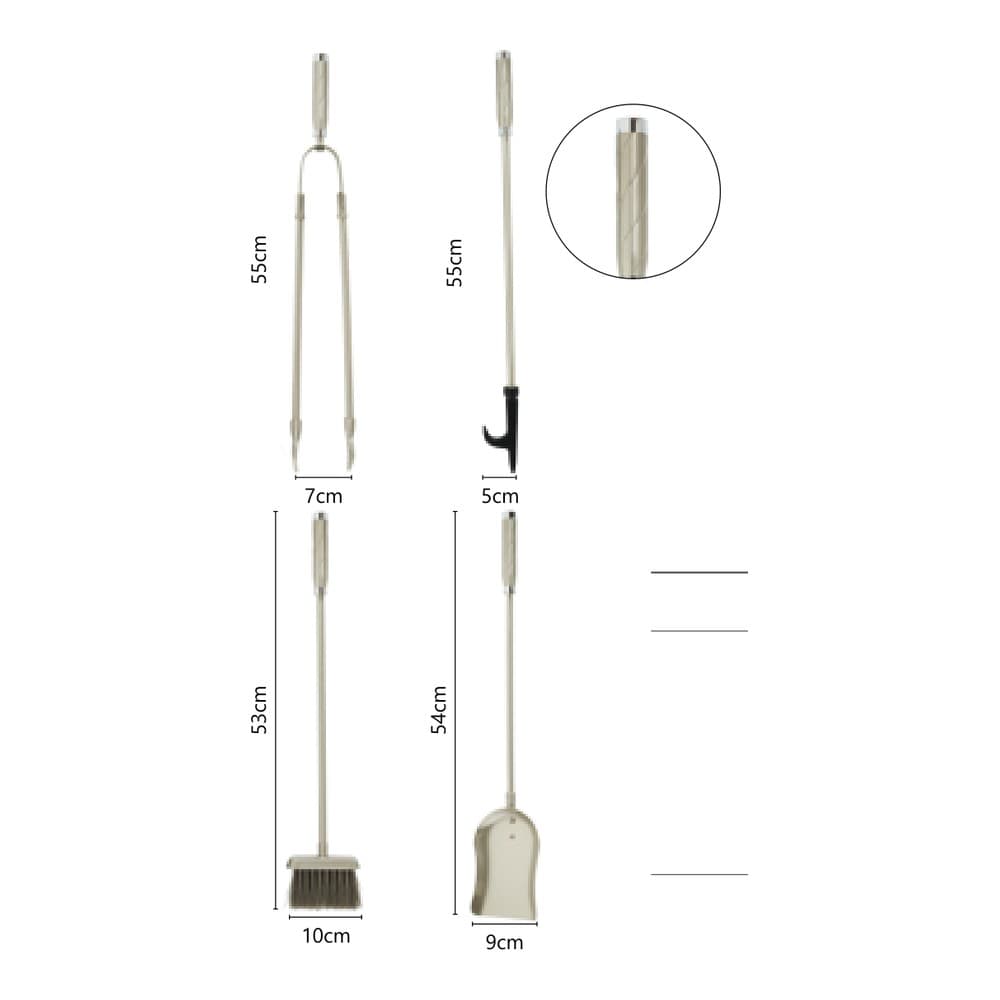Εργαλεία Τζακιού Zogometal 1195 55cm - 2