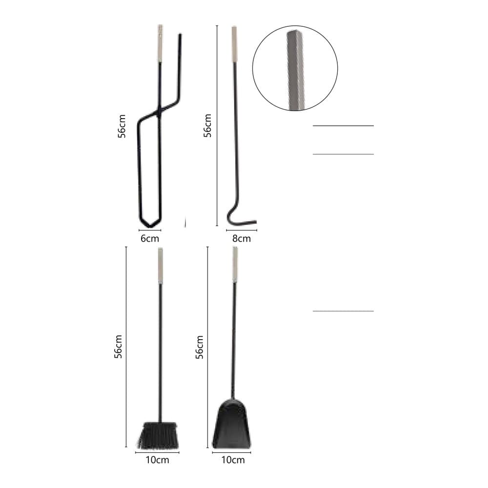 Εργαλεία Τζακιού Zogometal 1235 56cm - 2