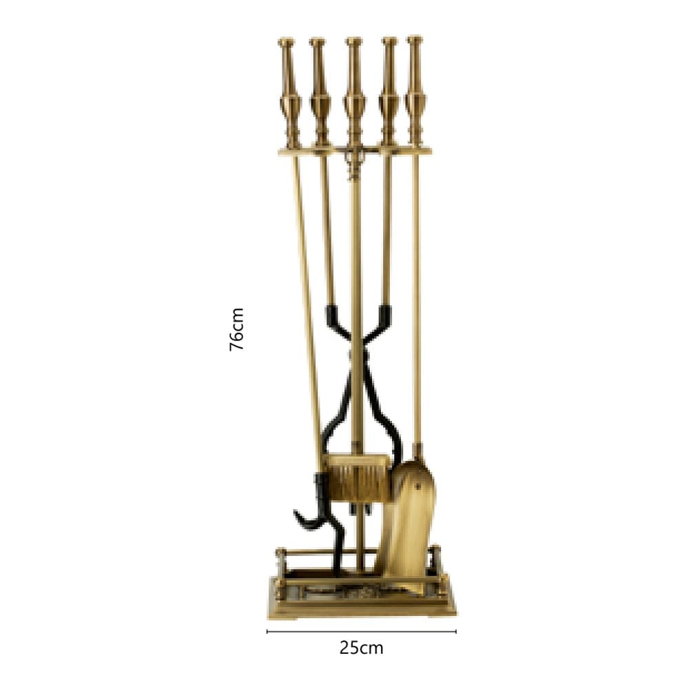 Κρεμανταλάς Τζακιού Zogometal B05-1630 25x76cm - 2