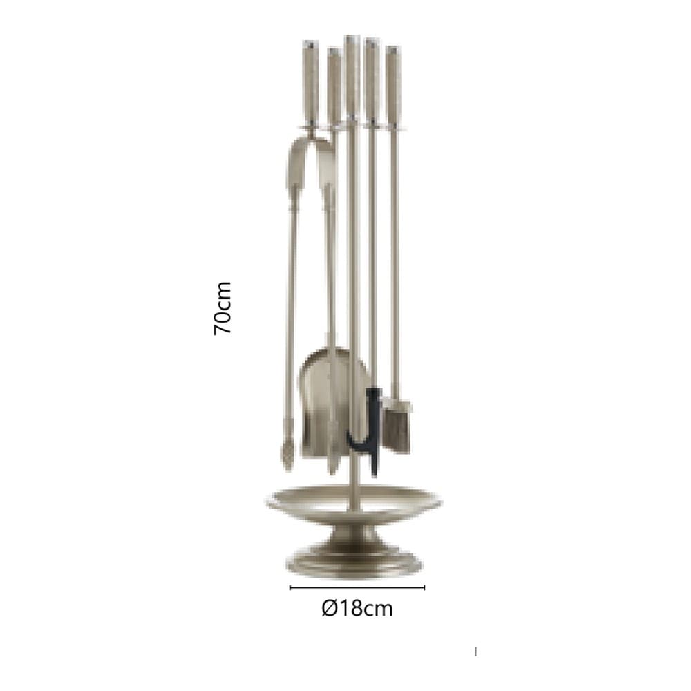 Κρεμανταλάς Τζακιού Zogometal B06-1195 Φ18x70cm - 2