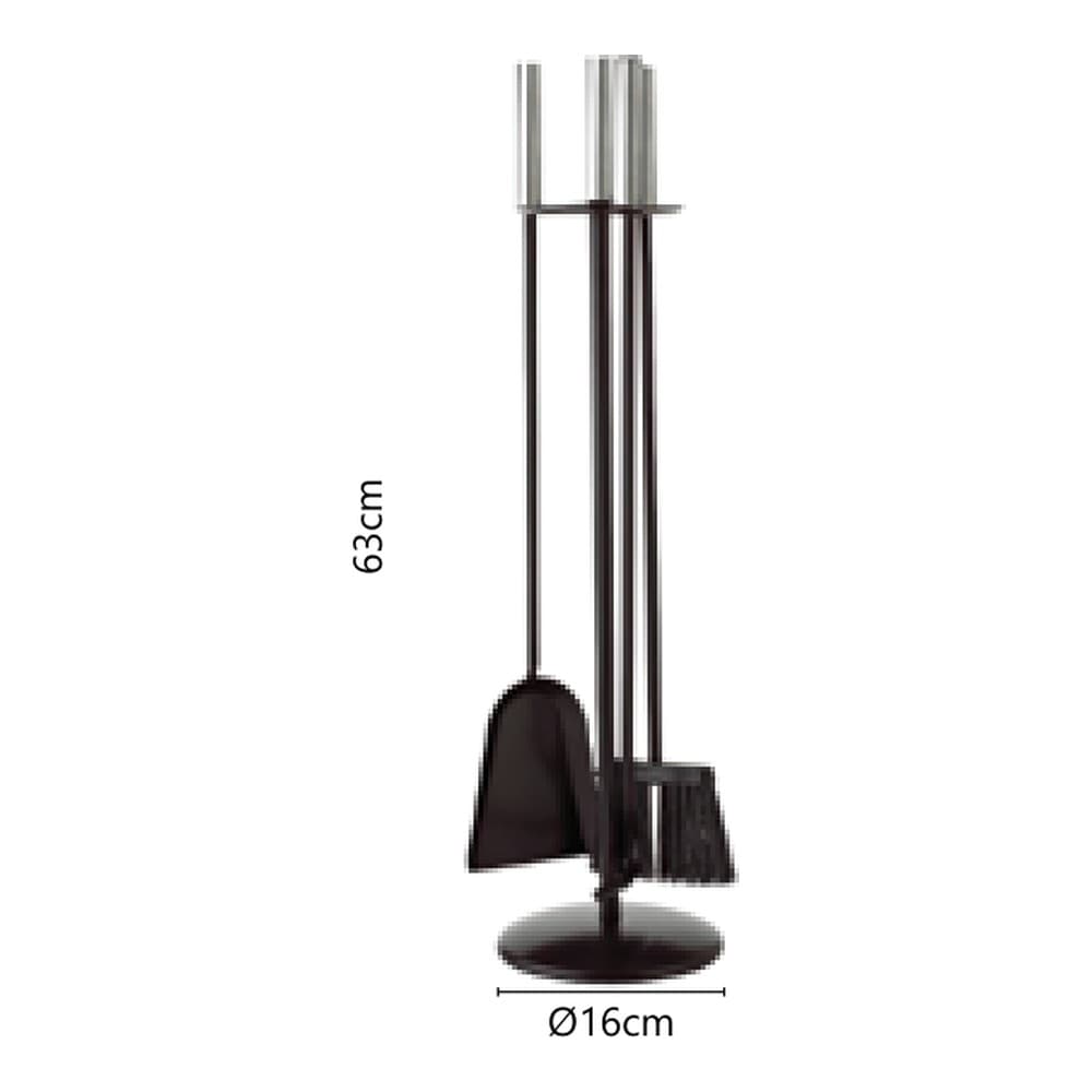 Κρεμανταλάς Τζακιού Zogometal B08-1230 Φ16x63cm - 2