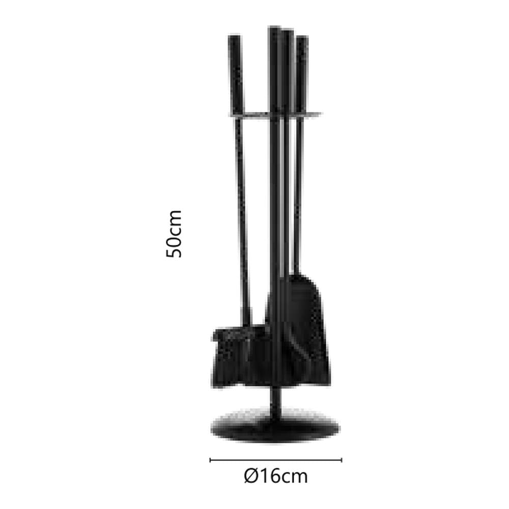 Κρεμανταλάς Τζακιού Κοντός Zogometal B10-1230 Φ16x50cm - 2