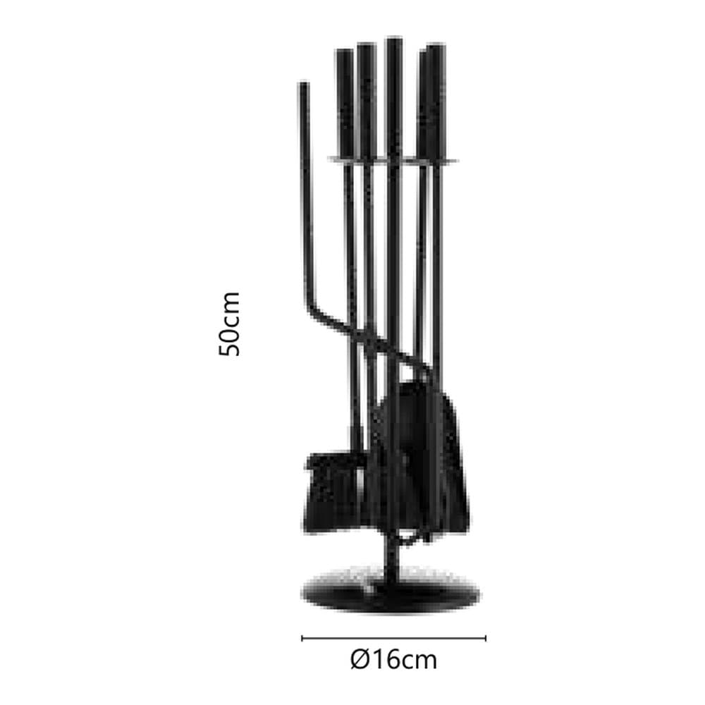 Κρεμανταλάς Τζακιού Κοντός Zogometal B11-1230 Φ16x50cm - 2