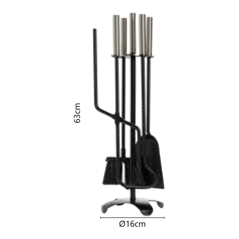 Κρεμανταλάς Τζακιού Zogometal B13-1230 Φ16x63cm - 2