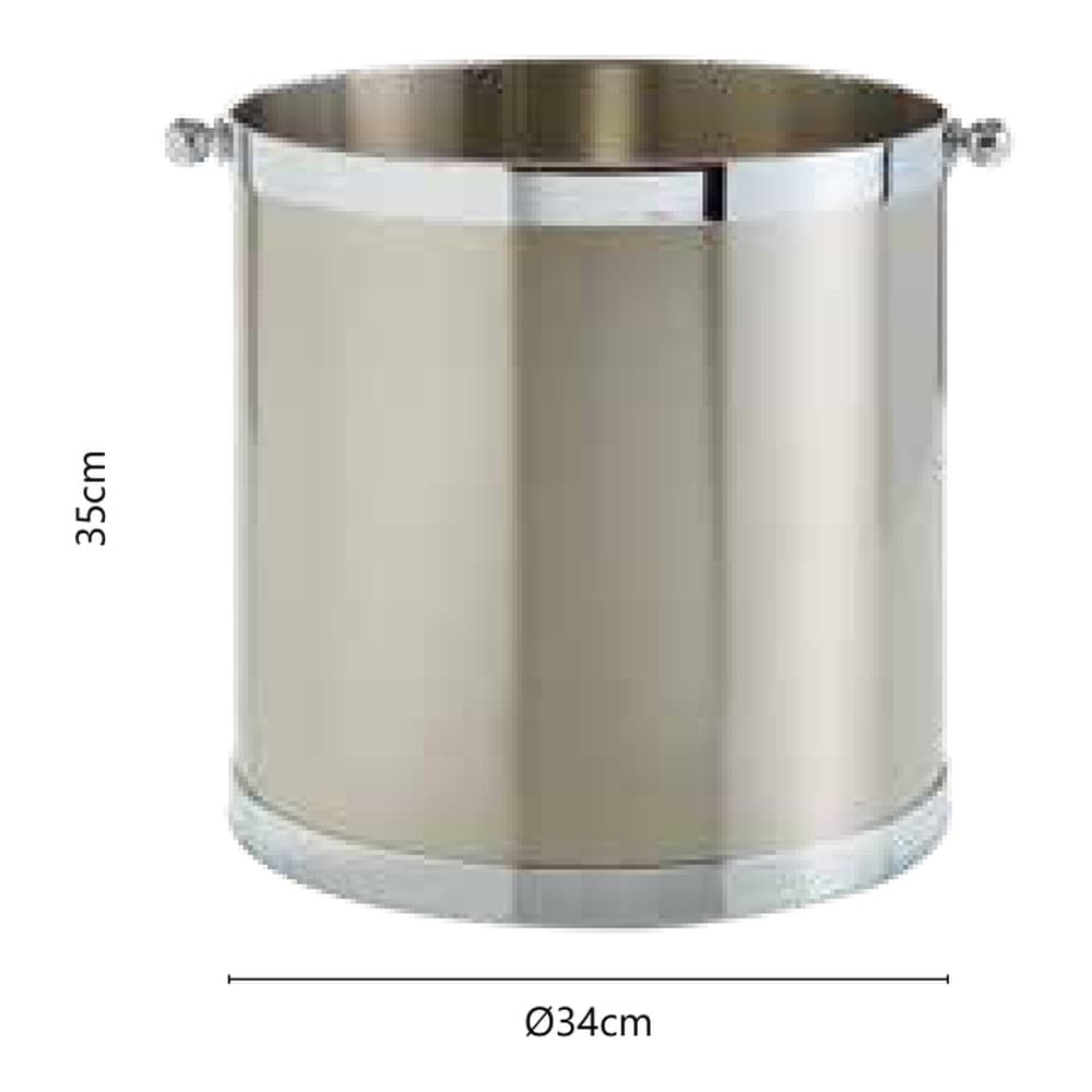 Καλάθι Ξύλων Τζακιού Zogometal K11 Φ34x35cm - 2