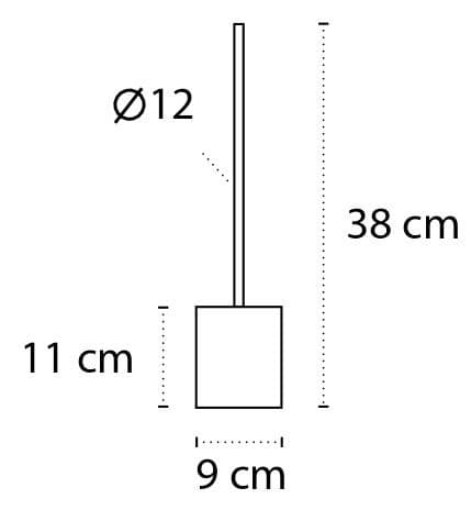 Πιγκάλ Επιδαπέδιο Karag Multiuso 9676 Χρώμιο Φ9x38cm - 3