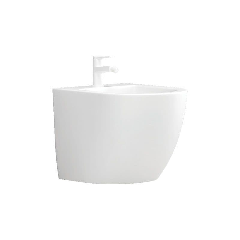 Μπιντέ κρεμαστός Karag Milos LT 046F-MW Ματ Λευκό 37x49,5cm - 3