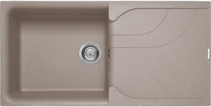 Νεροχύτης κουζίνας γρανιτένιος Elleci Ego 480 Tortota 43 100×50 (ένθετος)