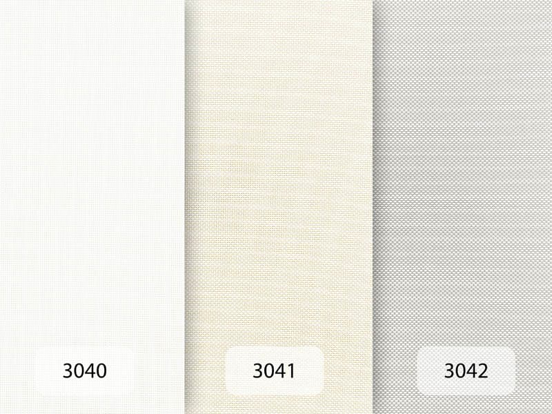 Ρολοκουρτίνα Διάτρητη Screen Anartisi Screen 3040 Λευκό με Αλουμίνιο στην πίσω όψη - 2