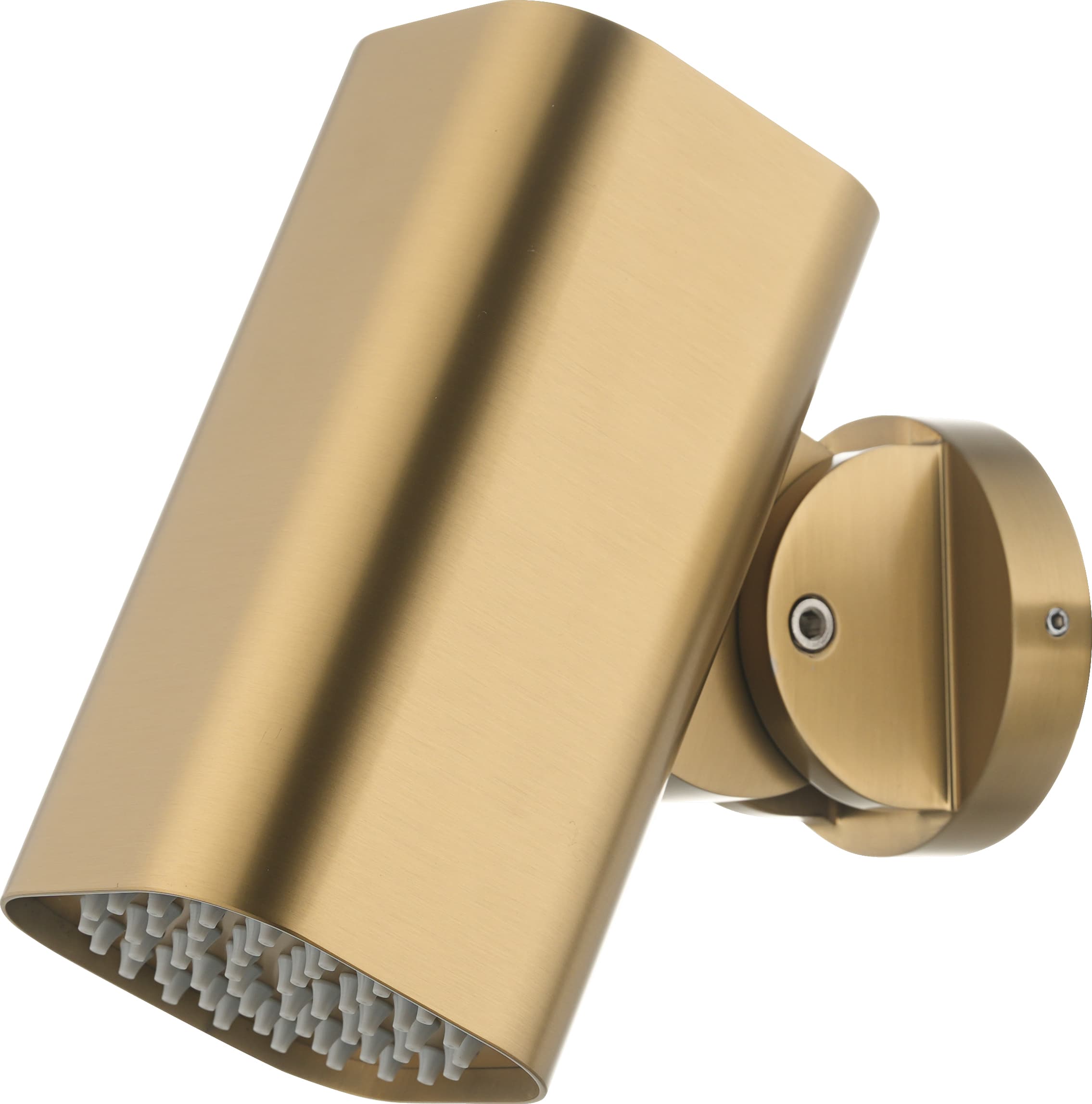 Κεφαλή Ντους Spotlight Τετράγωνη Imex Tube RDC007/OC Ματ Χρυσό PVD 76x76mm